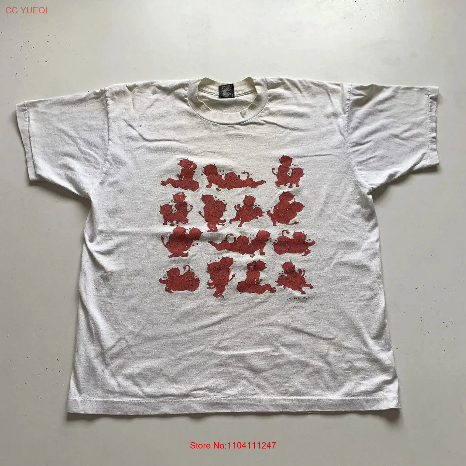 Vintage Fashion Victim - Kaos Vintage 1990-an Devil Sex Funny