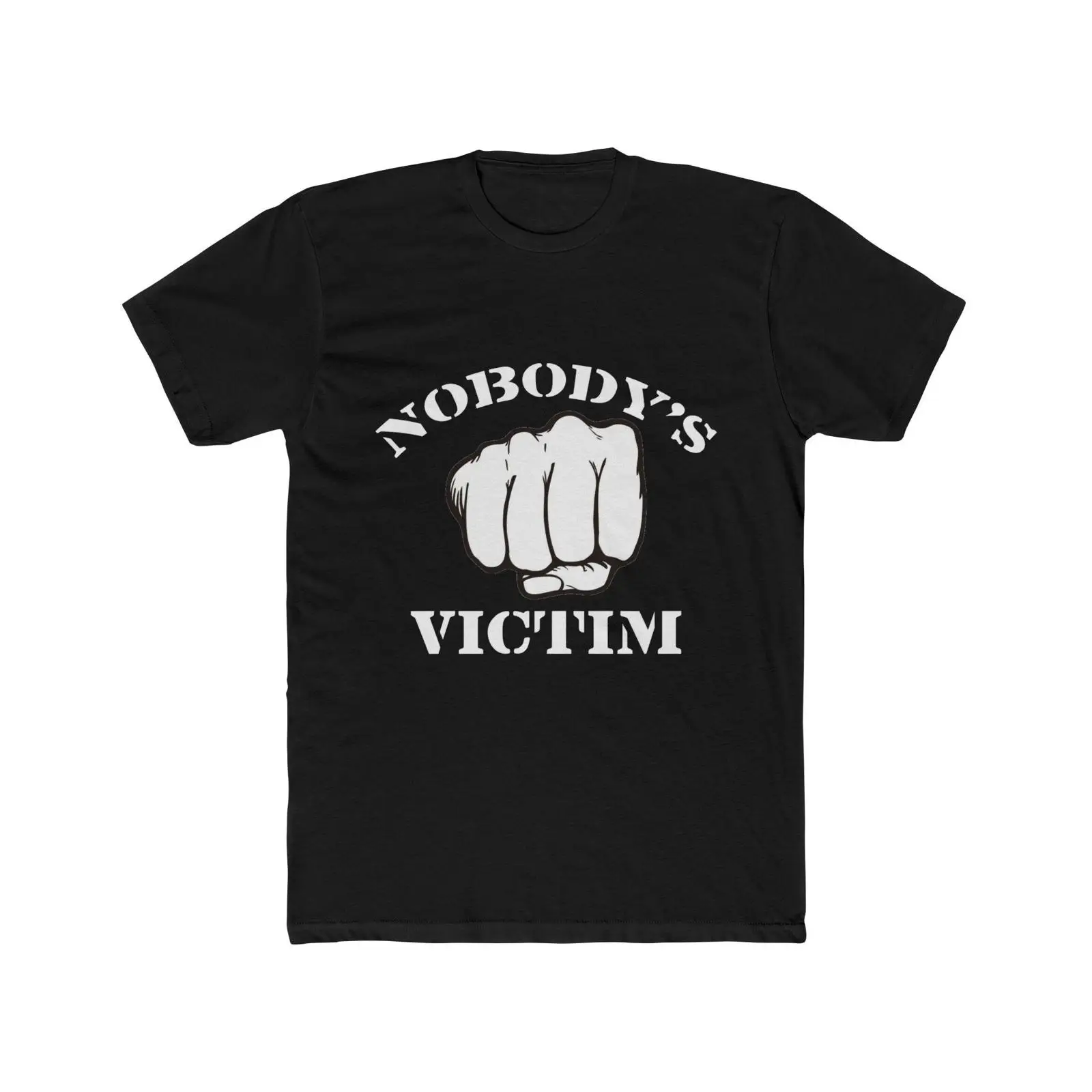 Vintage Fashion Victim - Kaos Nobody's Victim Rise up Cotton