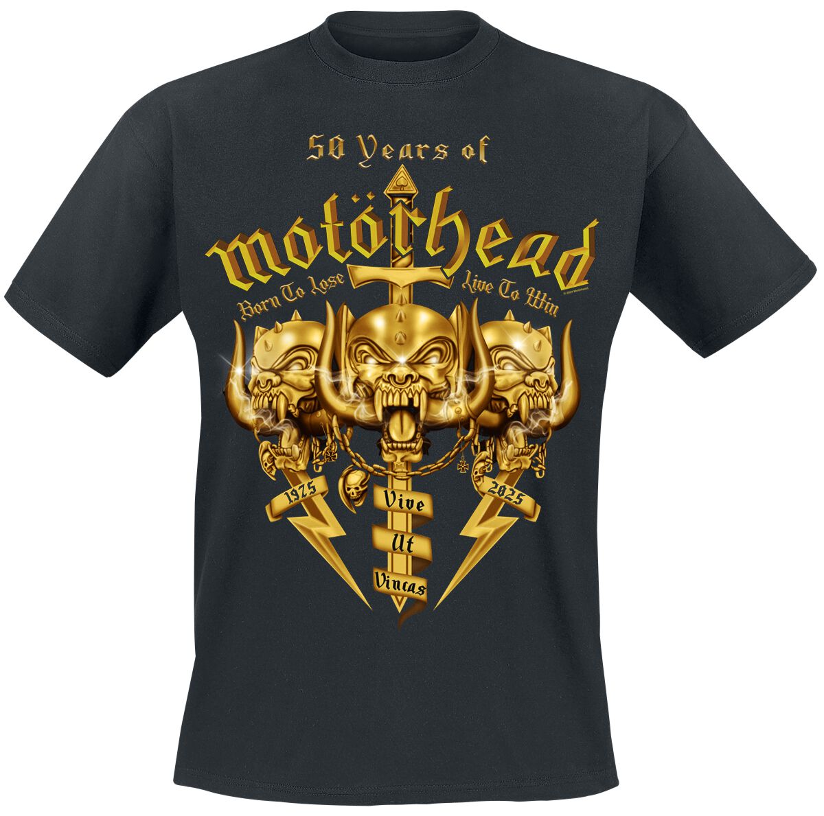 Vintage Fashion - Kaus Katun Grafis Retro Motörhead 2026