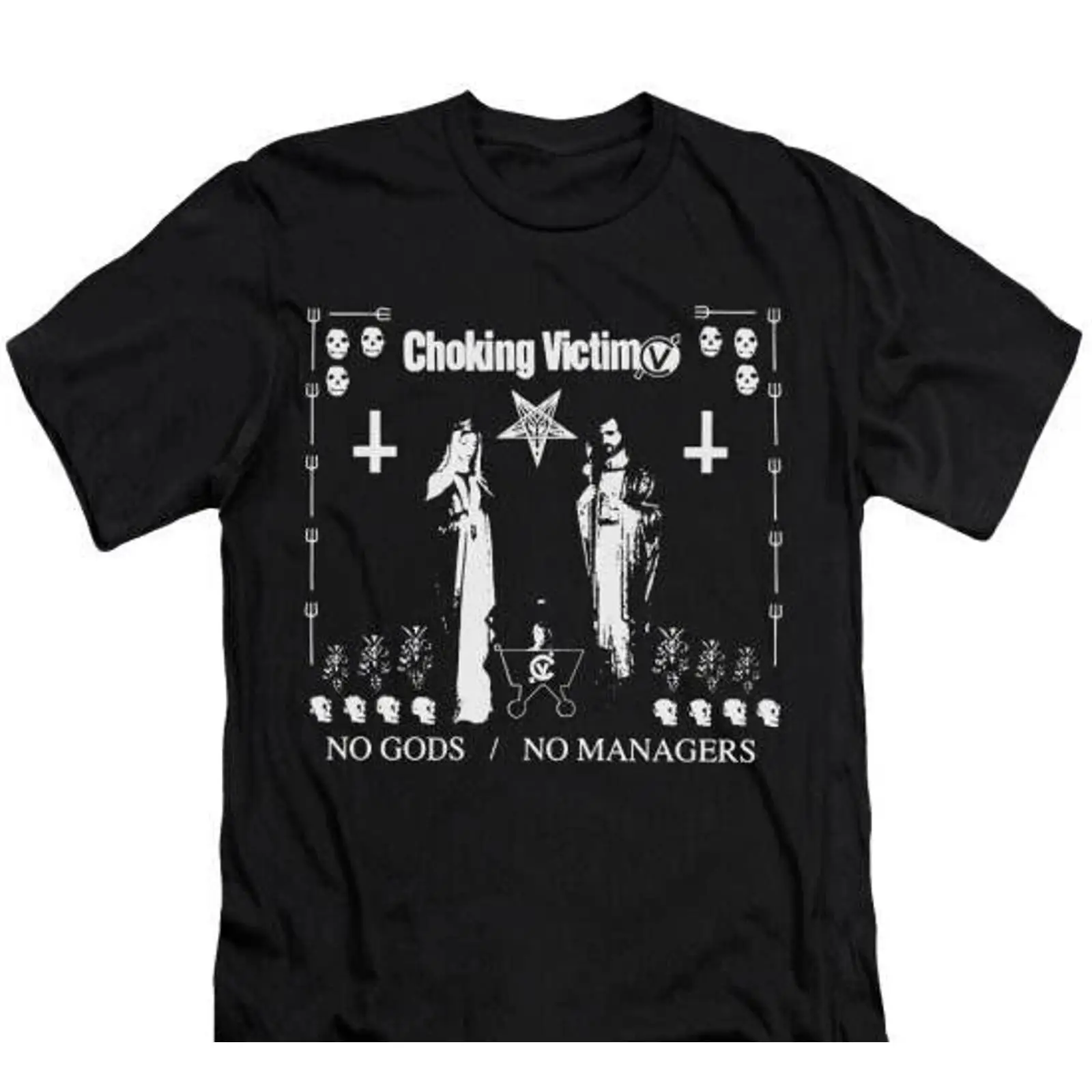 Vintage Fashion Victim - Kaos Choking Victim Band Merch Music