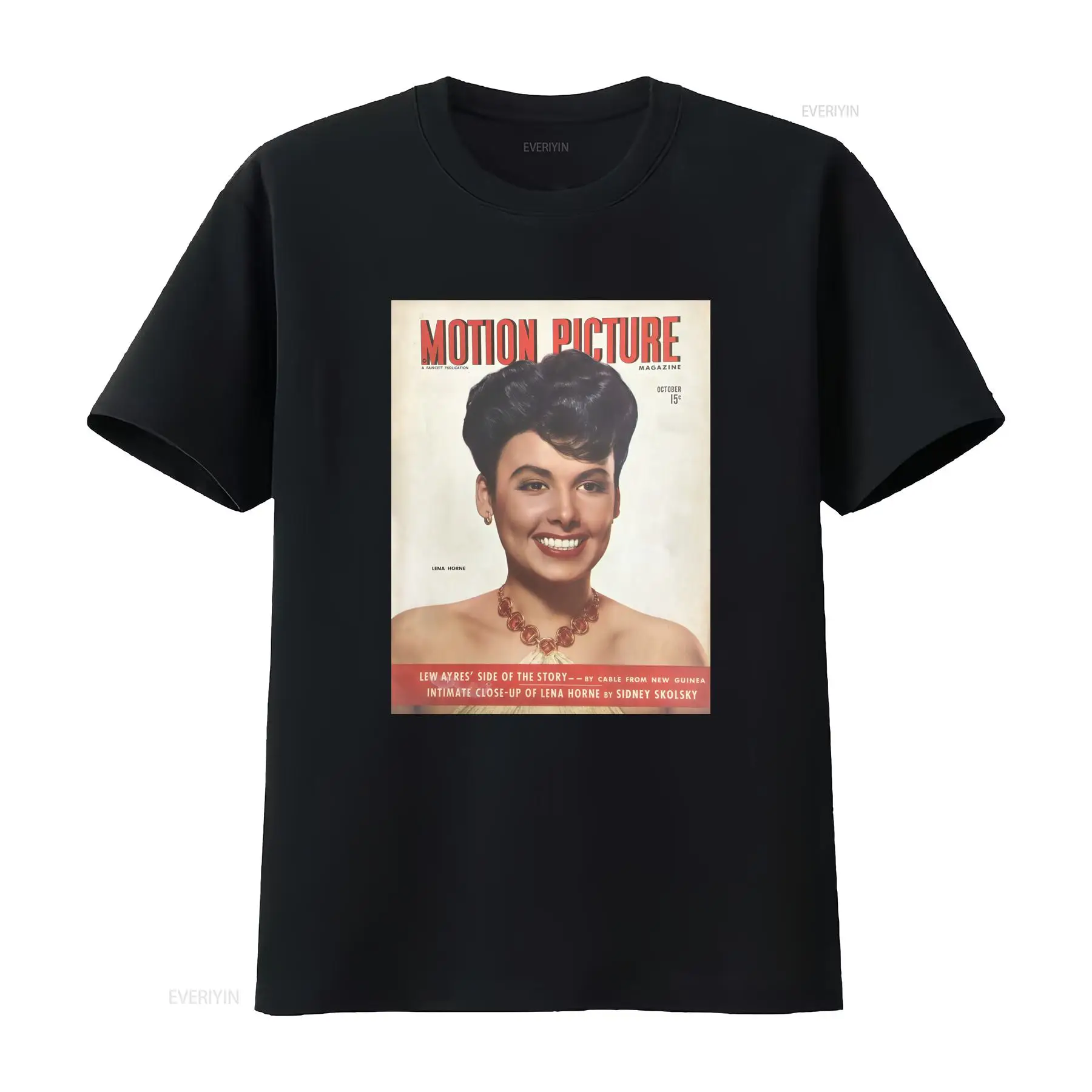 Vintage Fashion Magazine Covers - Kaos Santai Cetak Sampul Majalah Film