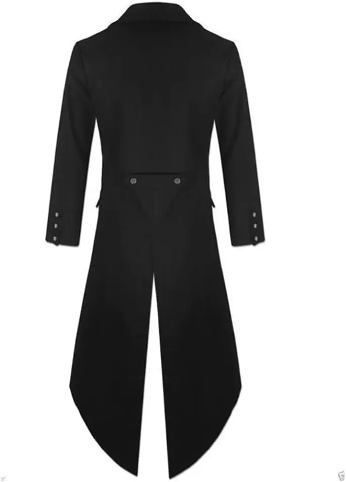 Jaket Steampunk Gothic Pria Mo - Vintage Trench Coat ulasan dan harga