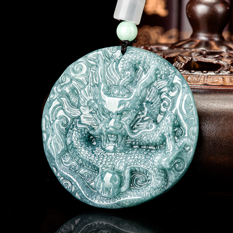 Kalung Liontin Naga Giok Burma - Vintage Fashion ulasan dan harga