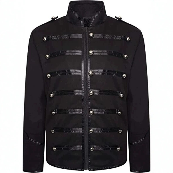 Jaket Rockstar Steampunk Pria  - Vintage Trench Coat ulasan dan harga