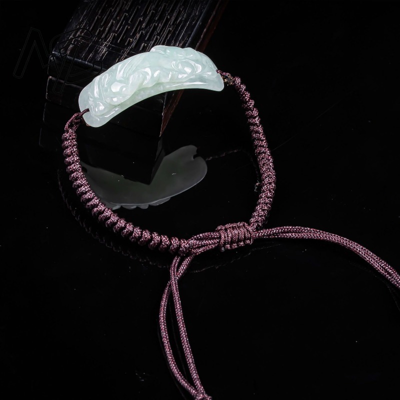 Gelang Giok Burma Pixiu Ukiran - Vintage Fashion ulasan dan harga