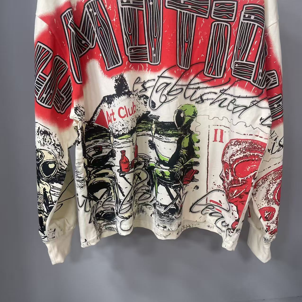 Kaos Lengan Panjang MIXED-EMOT - Vintage Fashion ulasan dan harga
