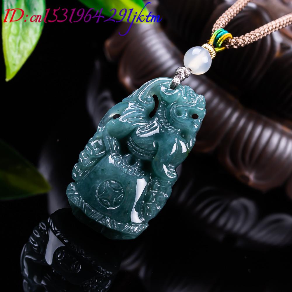 Liontin Pixiu Giok Burma Desai - Vintage Fashion And Design ulasan dan harga