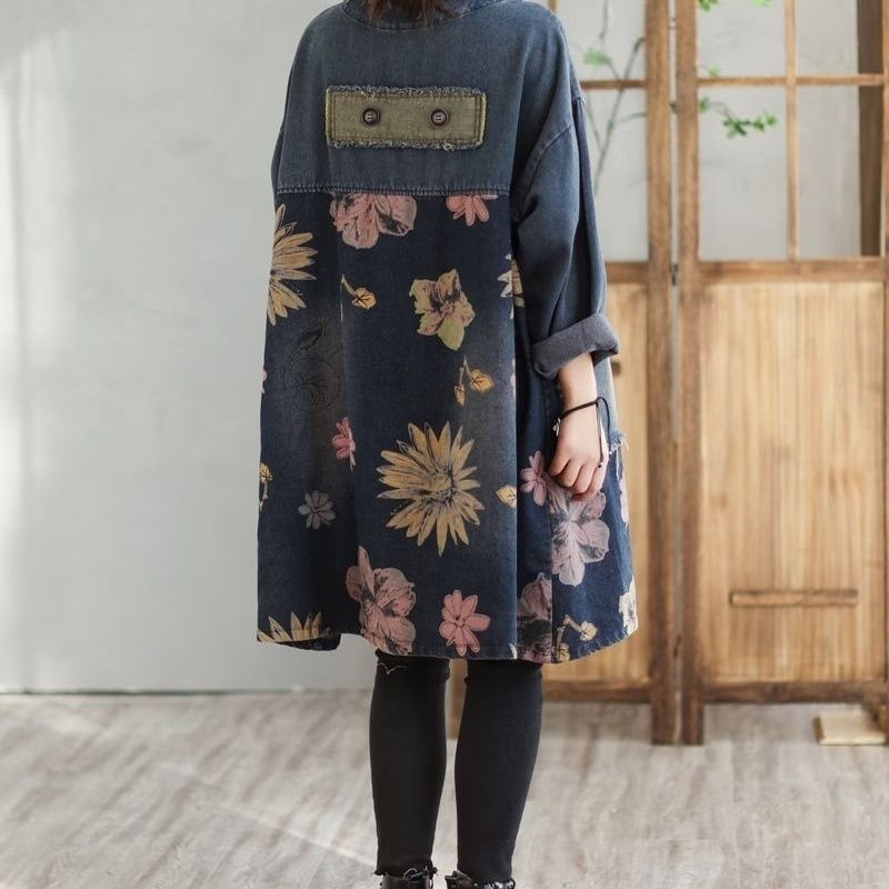 Jaket Denim Wanita Panjang Sed - Vintage Trench Coat ulasan dan harga