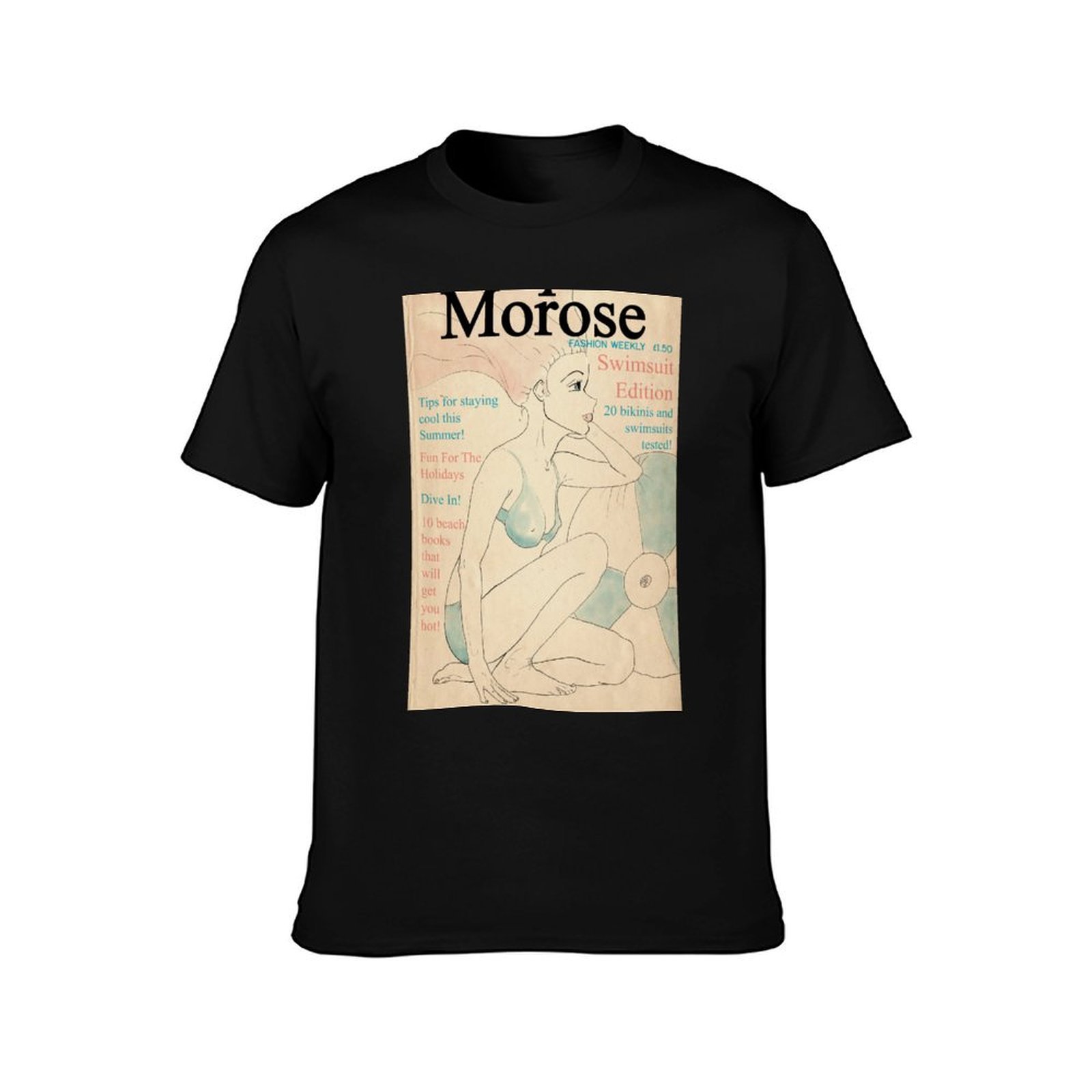 Kaos Katun Edisi Bikini dan Pa - Vintage Fashion Magazine Covers ulasan dan harga