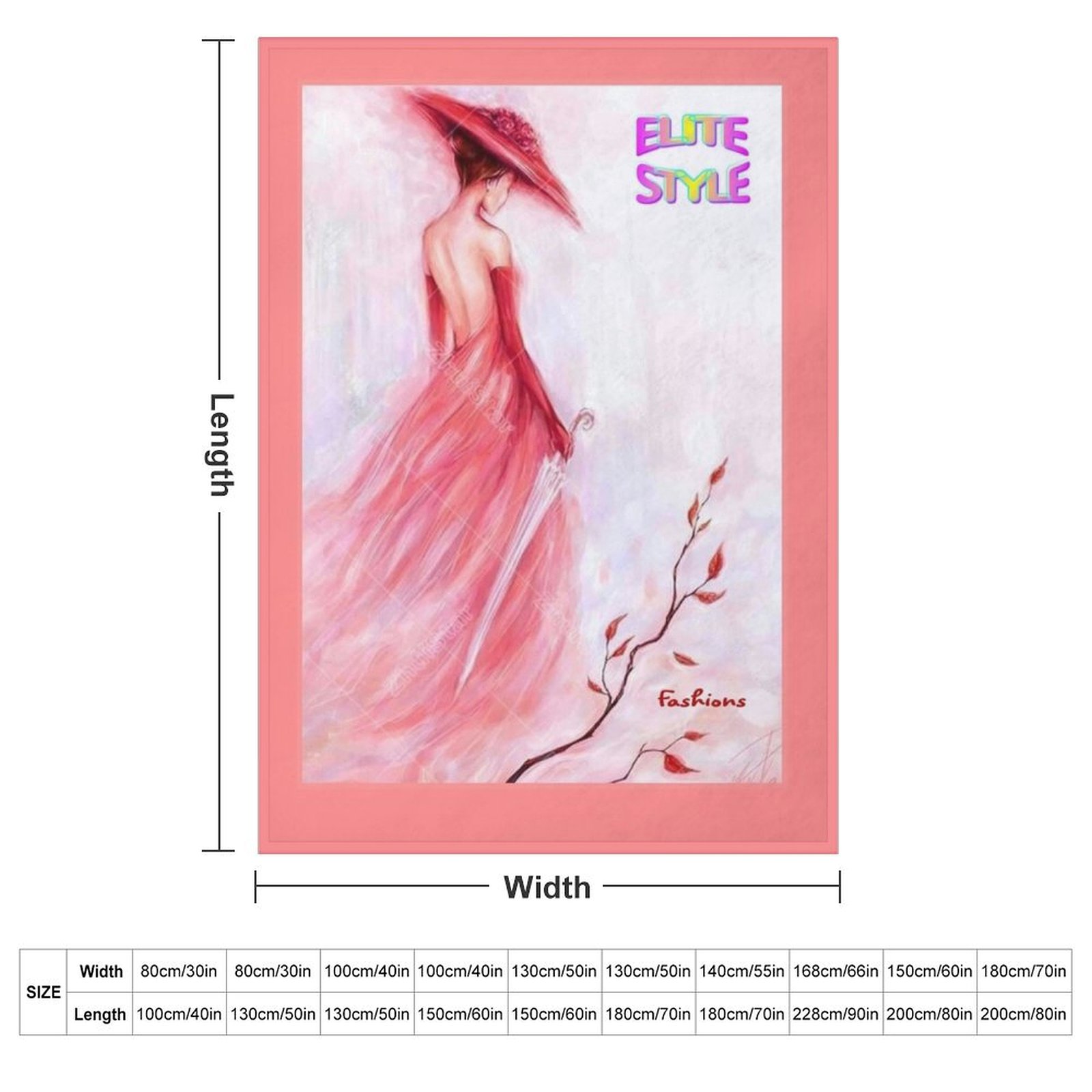 GAYA ELITE: Selimut Cetak Ikla - Vintage Fashion Magazine Covers ulasan dan harga