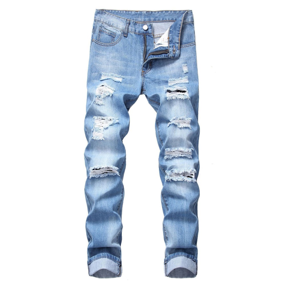 Celana Jeans Skinny Robek Gaya - Retro Track Pant ulasan dan harga