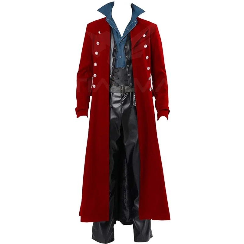 Jaket Punk Gaya Inggris Pria A - Vintage Trench Coat ulasan dan harga
