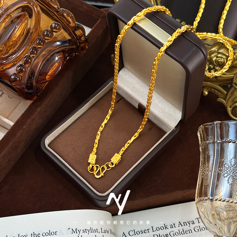 Kalung emas wanita model sama  - Vintage Fashion Store ulasan dan harga