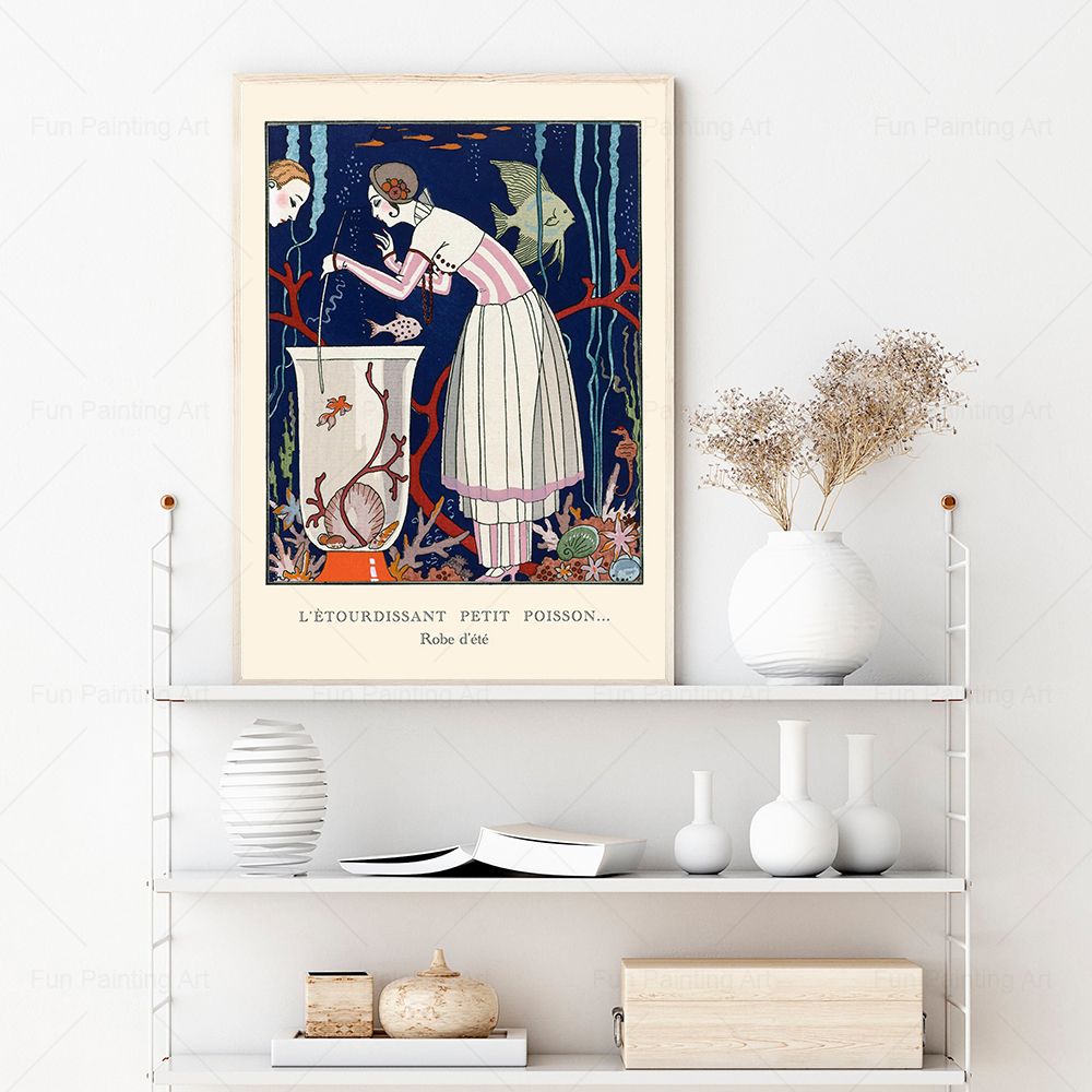 Cetak Antik 1920S Sampul Majal - Vintage Fashion Magazine Covers ulasan dan harga