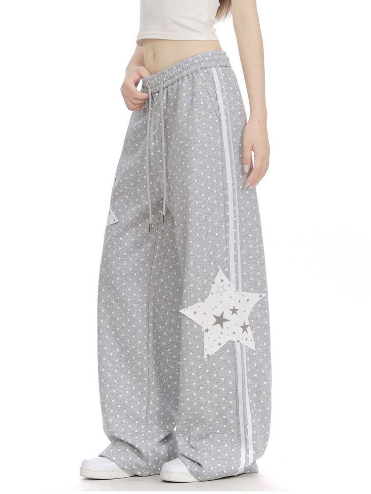 Celana Olahraga Motif Bintang  - Retro Track Pant ulasan dan harga