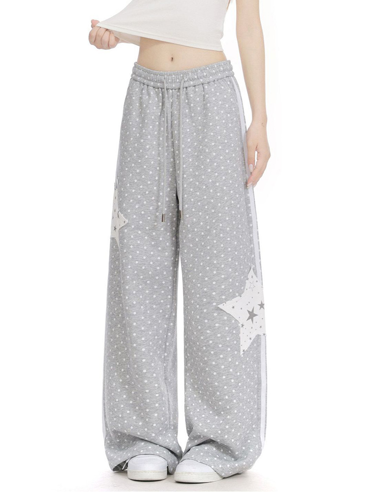 Celana Olahraga Motif Bintang  - Retro Track Pant ulasan dan harga
