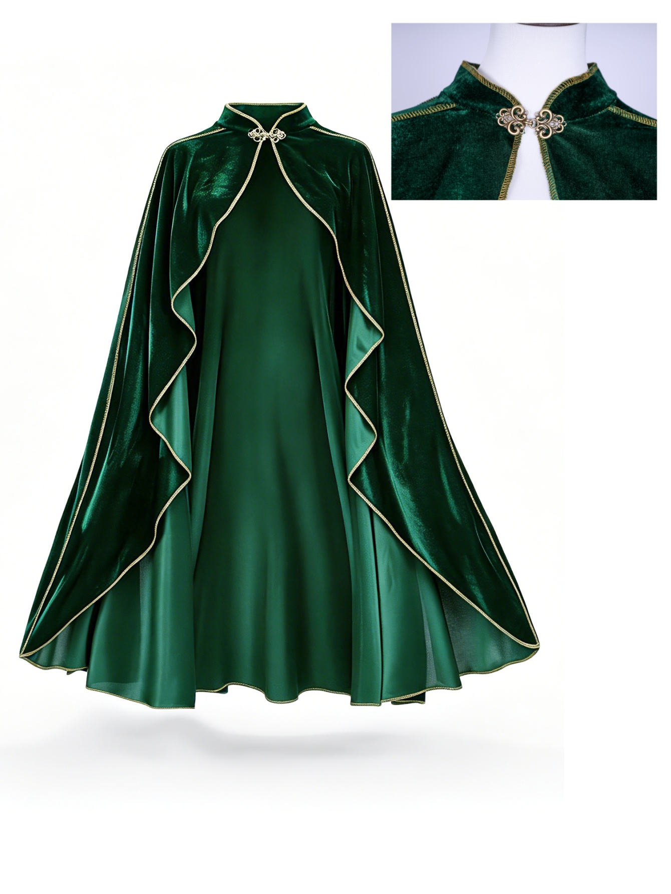 Jubah Beludru Hijau Vintage Wa - Vintage Trench Coat ulasan dan harga