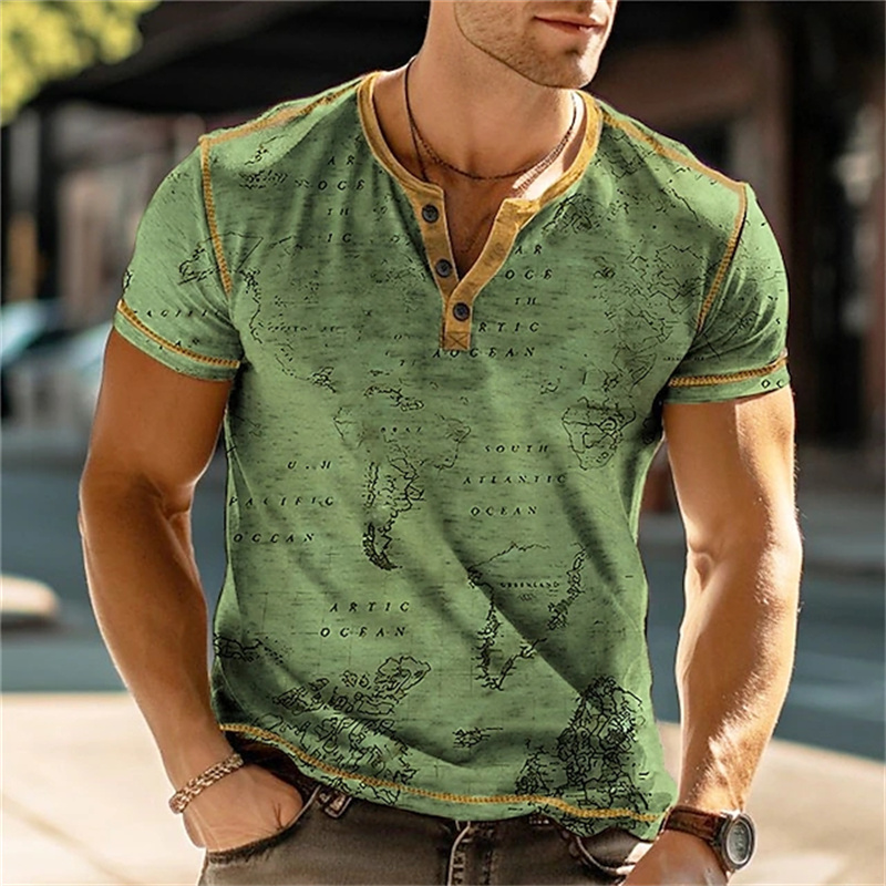 Kaos Henry Pria Lucu dengan Ce - Vintage Fashion ulasan dan harga