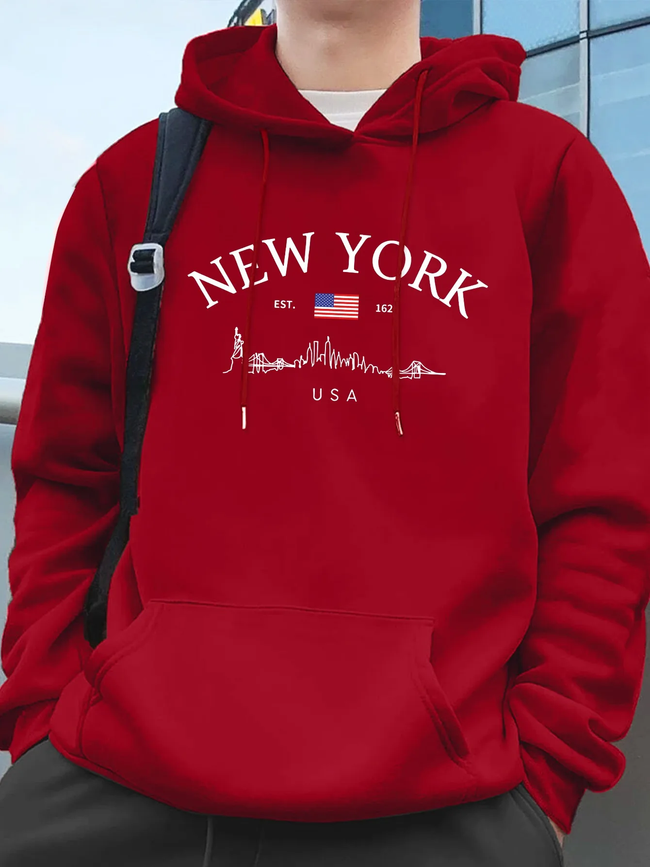 Hoodie Pria Bertema Perjalanan - Vintage Fashion ulasan dan harga