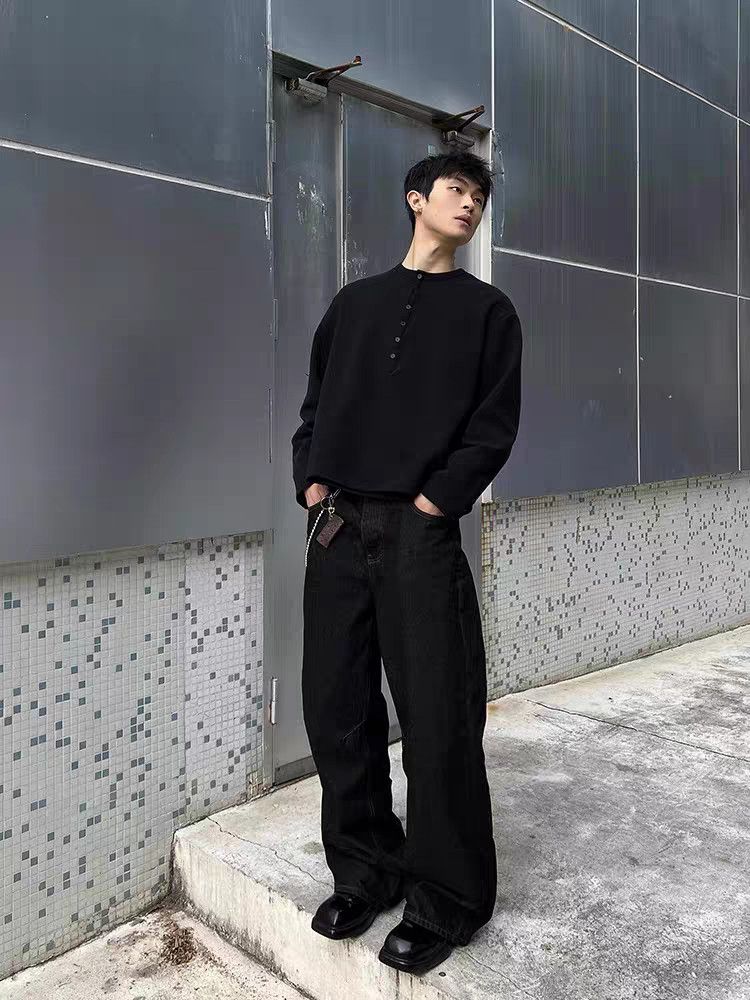 Celana Jeans Warna Polos Gaya  - Retro Track Pant ulasan dan harga